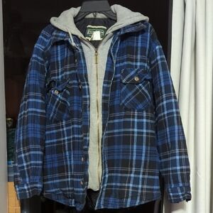 Field & Stream Blue and Black Checkered Jacket